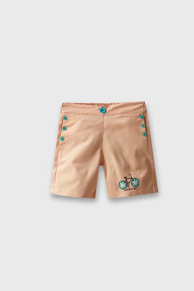 Pedal Peach Shorts