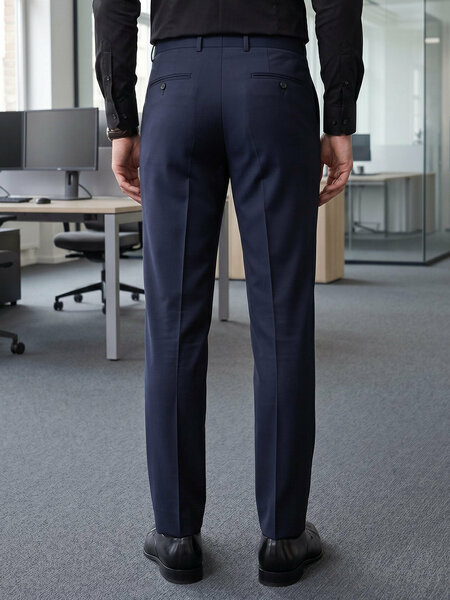 Navy Blue Executive Formal Dress Pant (FDT-416)