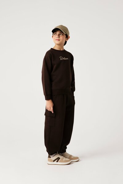 Boys Signature Cocoa Fleece Co-ord Set