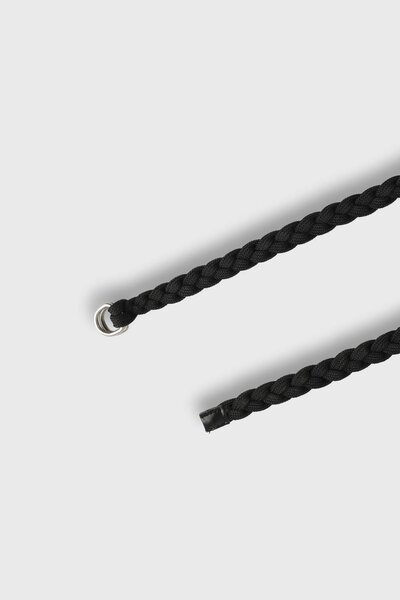 Girls Braided Black Belt