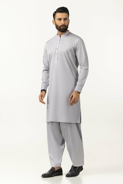 Regular Fit Embroidered Suits