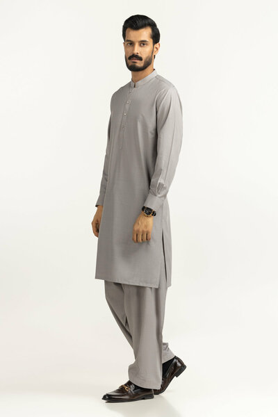 Regular Fit Embroidered Suits