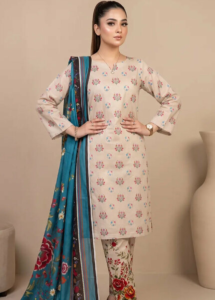 Salitex Unstitched Printed Lawn 3 Piece Suit SUNS8IN1158 Casual Collection