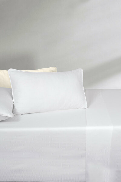 White Cube Dobby Bed Sheet Set