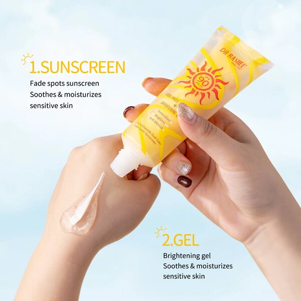 Dr Rashel - Vitamin C & Niacinamide Dual-Tube Sunscreen SPF 90+