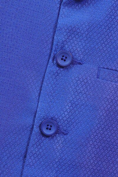 Boys Royal Blue Waistcoat