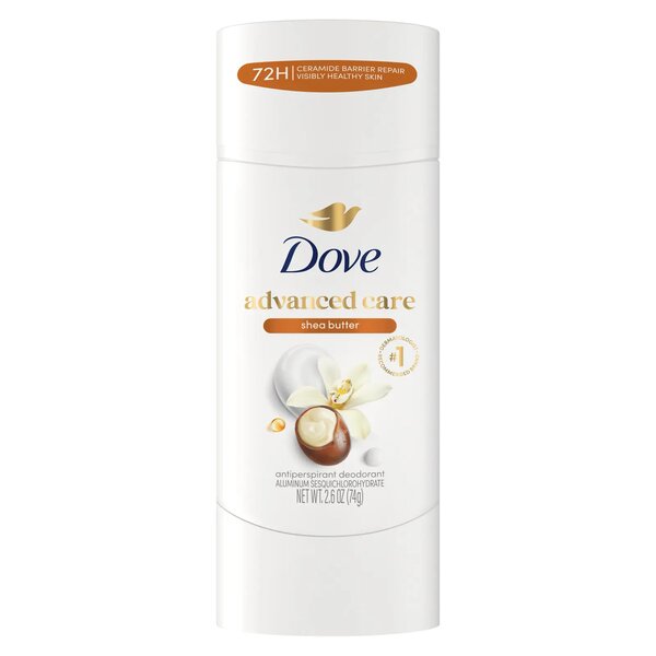 Dove - Advanced Care Shea Butter Antiperpirant Stick - 2.6 Oz (74g)
