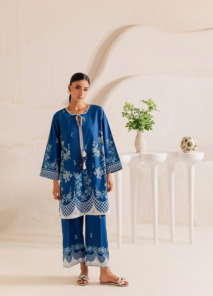 Day Dream by Rashid Textiles RTW Printed Lawn 2 Piece Suit RT26RDD Bluebell - Casual Collection