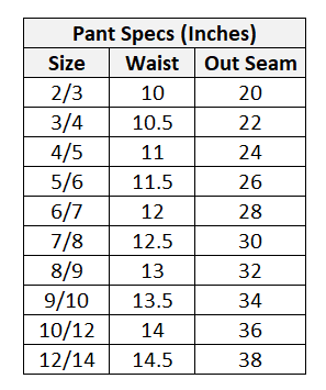 Boys Cotton Twill Pant Roll Up - BLACK