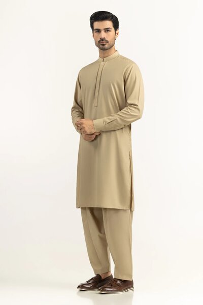 Regular Fit Embroidered Suits