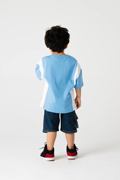 Boys Football Field Drop Tee