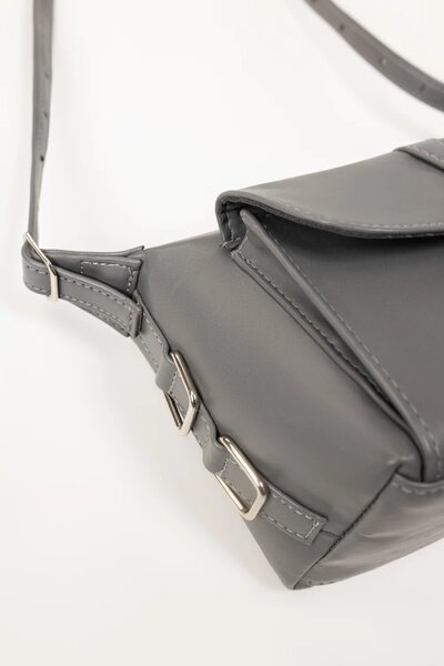 Grey Cross Body Bag