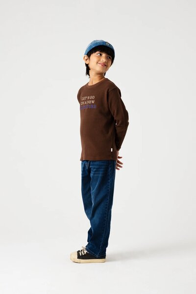 Boys Brownstone Explorer Waffle Tee