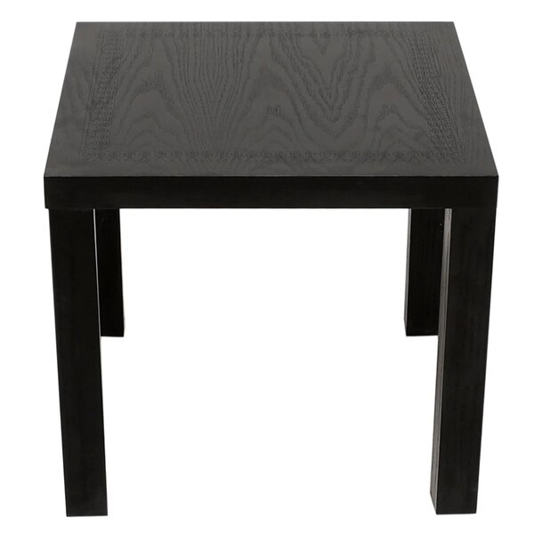 Honey Comb Black Side Table