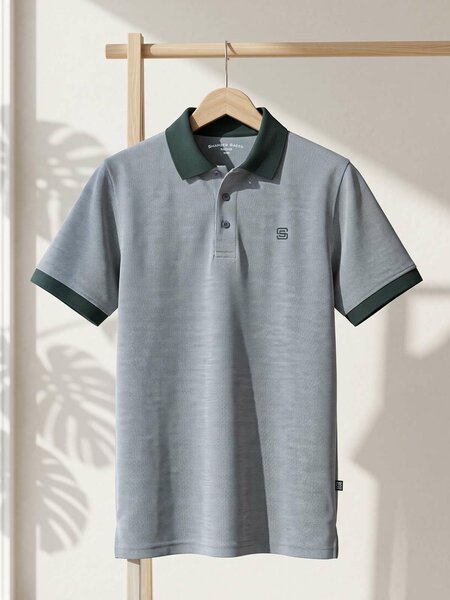 Dark Green Bird Eye Polo T-Shirt (POLO-1168)