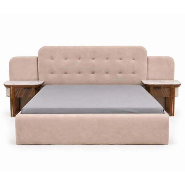 Clara King Size Bed with Side Tables