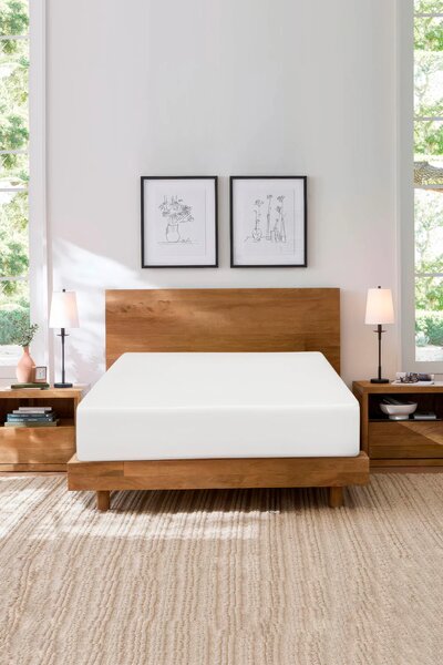 White Water Repellent Jersey Fitted Sheet 26