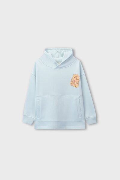 Girls Sky Fleece Pullover Hoodie