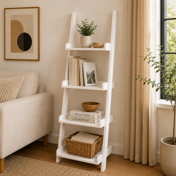 Ladder Rack 4 tiered - White