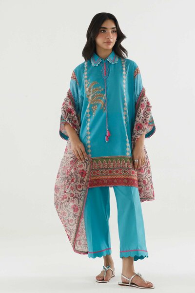 Stitched Printed Lawn Suit