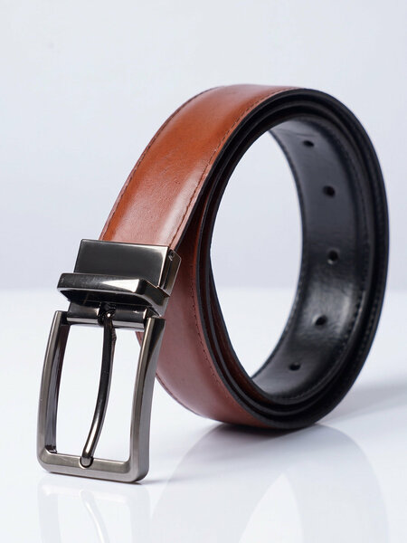 Brown & Black Reversible Belt (BELT-986)