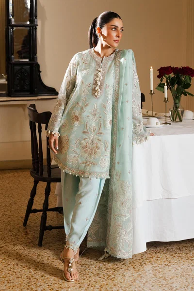 Stitched Raw Silk Shalwar