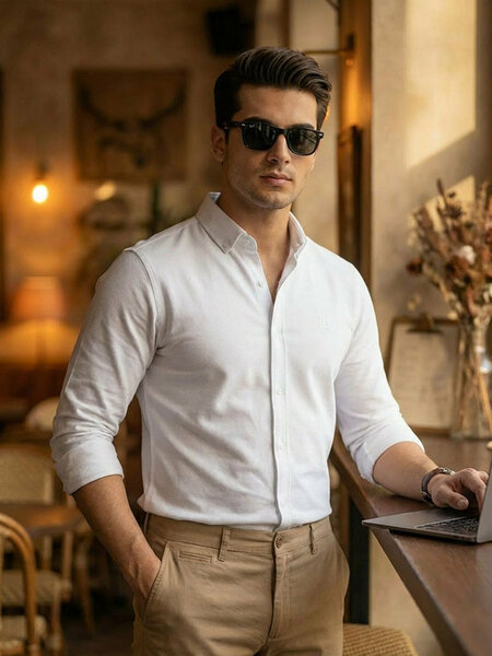White Oxford Shirt (CSB-297)