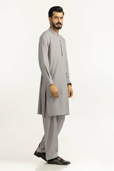 Regular Fit Embroidered Suits