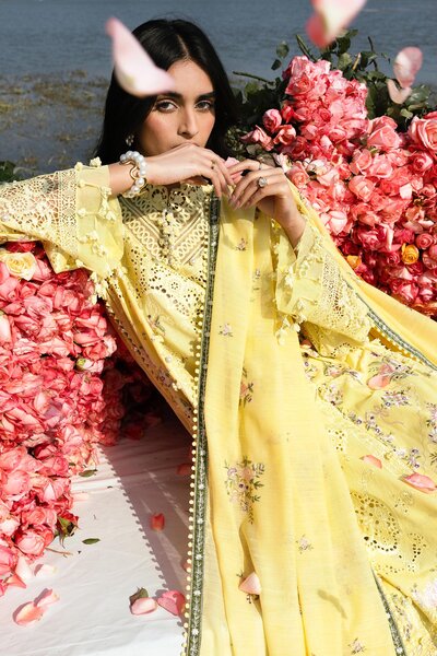 Unstitched Luxury Lawn Suit