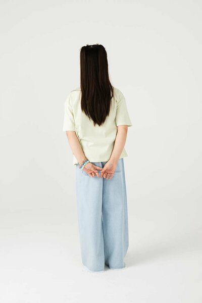 Girls Slogan Printed Relaxed Tee