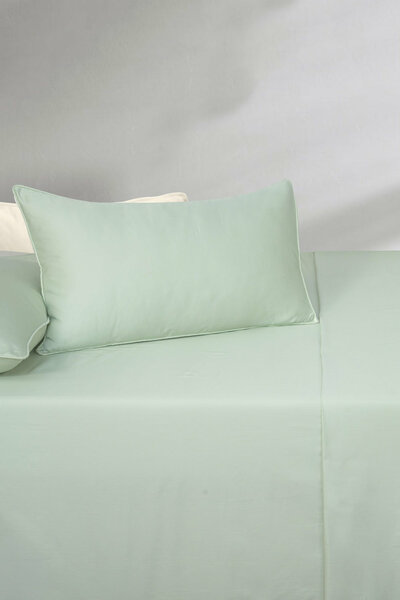 Sage Embroidered Bed Sheet Set
