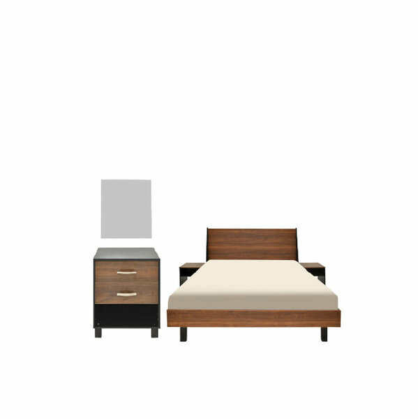 Savior King/Queen Size Bed With Dresser