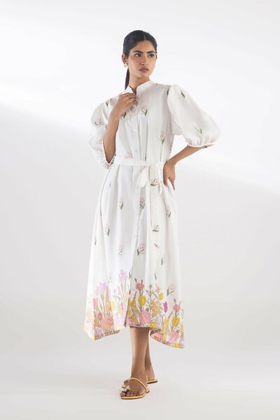 Stitched Printed Dress