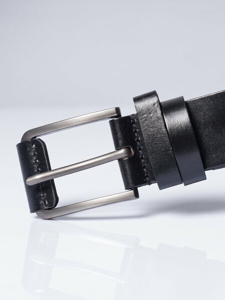 Black Braided Leather Belt (BELT-972)