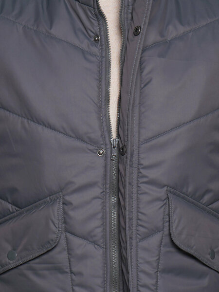 Grey Imported Sleeveless Puffer (PJ-101)