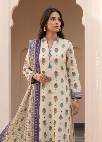 Zellbury Unstitched Printed Lawn 3 Piece Suit ZB26UCVII WUS26X38065 - Casual Collection