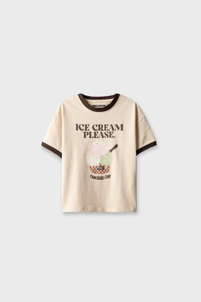 Girls Ice-Cream Scoop Drop Tee