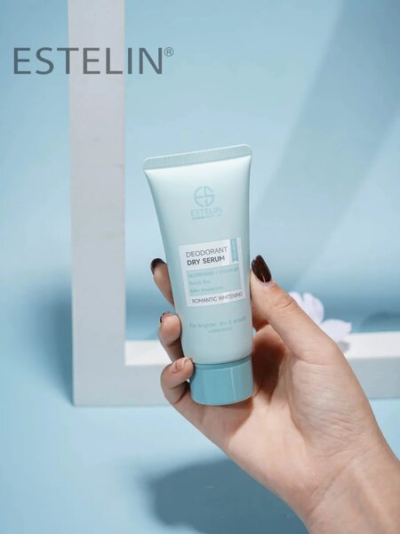 Estelin Glutathion+VitaminB3 Romantic Whitening Deodorant Dry Serum 60Ml
