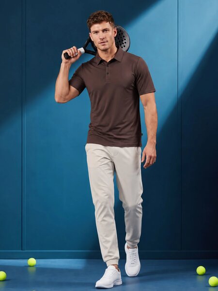 Dark Brown Performance Polo (POLO-1340)