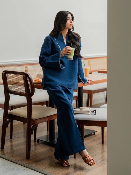 Cobalt - 2Pcs Linen Set
