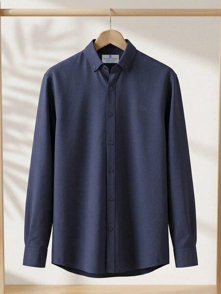 Navy Blue Oxford Shirt (CSB-341)