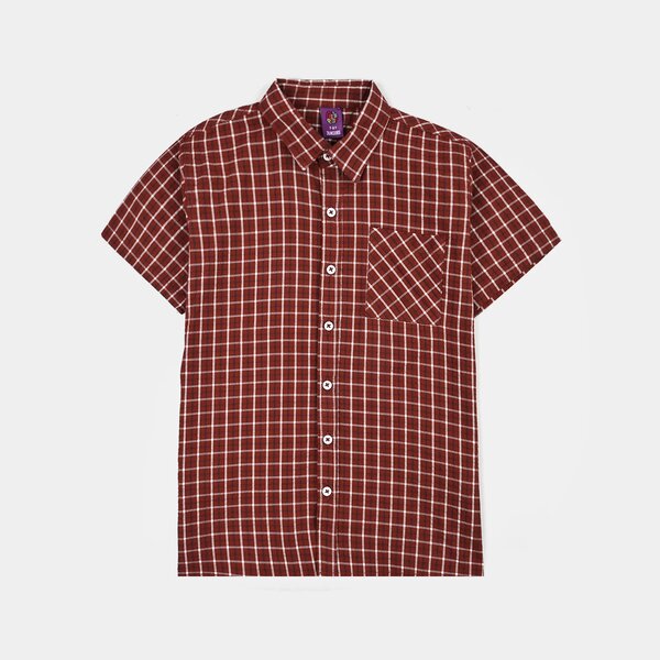 Boys Cotton Casual Shirt - Checkered
