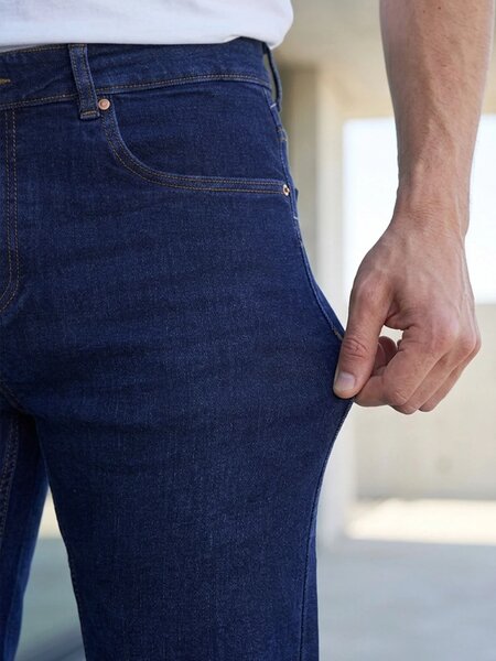 Dark Blue Straight Fit Jeans 59