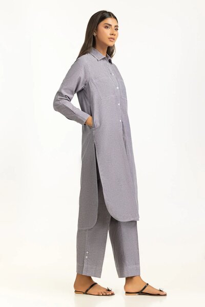 Chambray Button Down Co-Ord Set