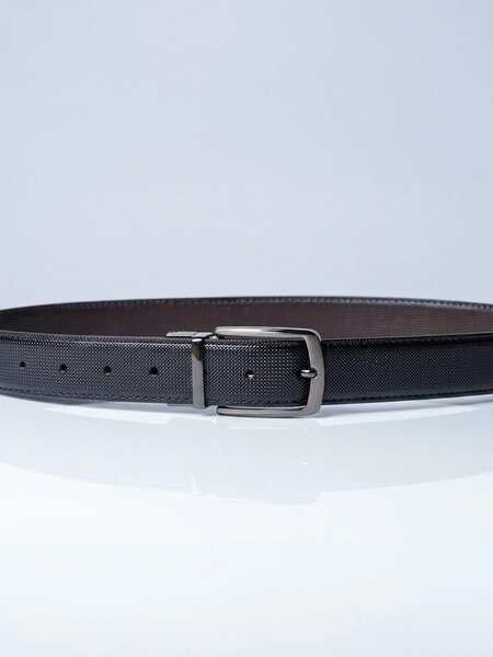 Black & Dark Brown Reversible Belt (BELT-957)