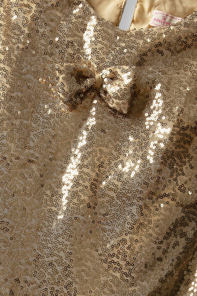 Golden Stardust Sequin Dress