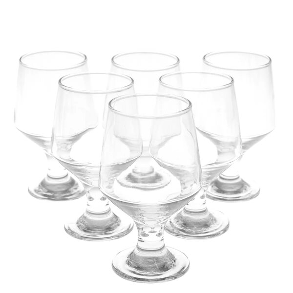 6Pcs S.Stem Glass Set Brio 280ml SNV-032