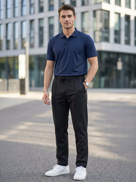 Black Pintex Trouser (LT-61)