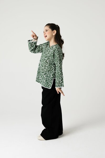 Emerald Lace Whisper Top