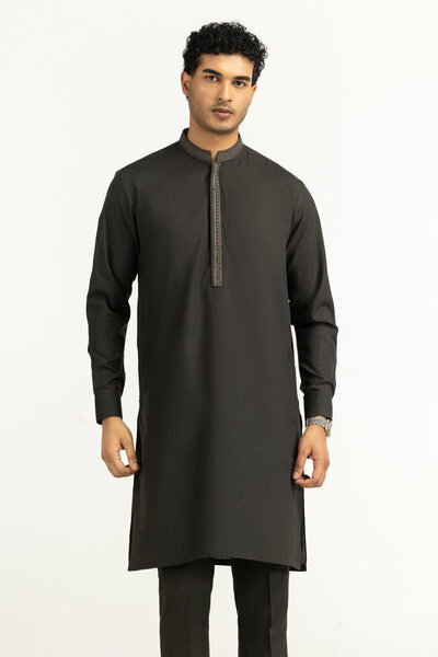 Regular Fit Embroidered Suits